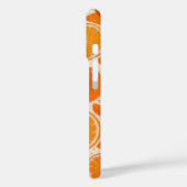 Orange Burst Case-Mate iPhone Hülle (Rückseite / Links)