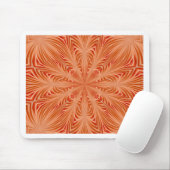 Orange Burst Mousepad (Mit Mouse)