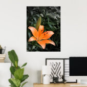 Orange Burst Poster (Heimbüro)