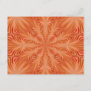 Orange Burst Postkarte