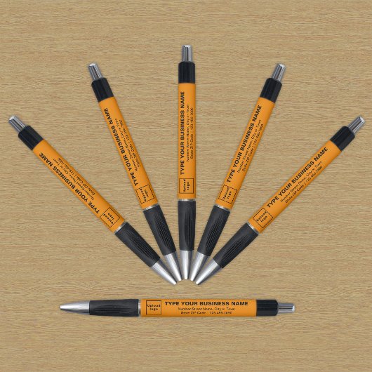 Orange Business Brand on Pen Kugelschreiber