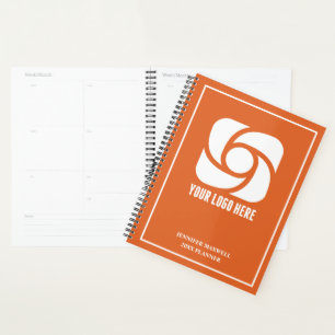 Orange Business Logo individuell 2027 Unternehmen Planer