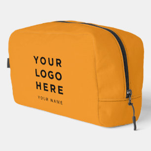 Orange Business Logo Name Instagram Reise Waschbeutel