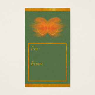 Orange Butterfly Abstrakt Art
