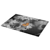 Orange Butterfly auf dem Cutter Schneidebrett (Ecke)