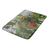 ORANGE BUTTERFLY BADEMATTE (Schrägansicht)