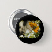 Orange Butterfly Button (Vorne & Hinten)