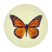 Orange Butterfly Cutting Board Schneidebrett (Vorderseite)