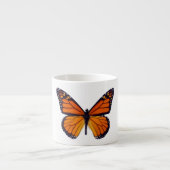 Orange Butterfly Espresso Tasse (Vorderseite)