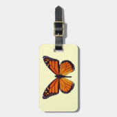 Orange Butterfly Gepäck Gepäckanhänger (Vorderseite vertikal)