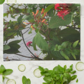 ORANGE BUTTERFLY HANDTUCH (Gefaltet)