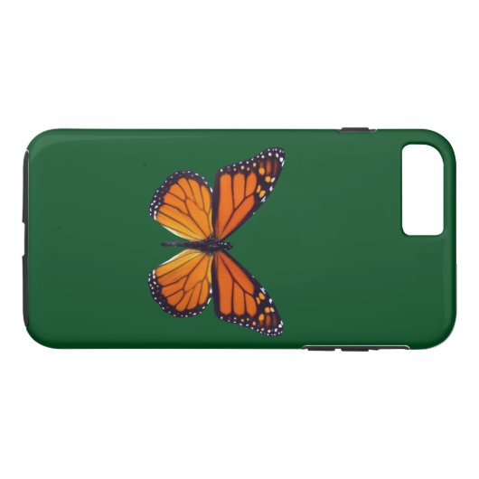 Orange Butterfly iPhone 7 Fall Case-Mate iPhone Hülle (Rückseite (Horizontal))