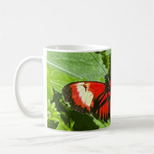Orange Butterfly Kaffeetasse