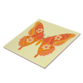 Orange Butterfly Keramik Küche Tile Fliese (Seite)