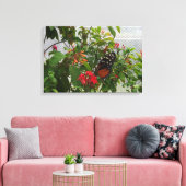 ORANGE BUTTERFLY LEINWANDDRUCK (Insitu (Wohnzimmer))