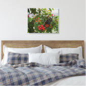 ORANGE BUTTERFLY LEINWANDDRUCK (Insitu (Schlafzimmer))