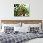ORANGE BUTTERFLY LEINWANDDRUCK (Insitu (Schlafzimmer))