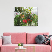 ORANGE BUTTERFLY LEINWANDDRUCK (Insitu (Wohnzimmer))