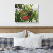 ORANGE BUTTERFLY LEINWANDDRUCK (Insitu (Schlafzimmer))