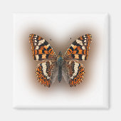 Orange Butterfly Magnet (Vorne)