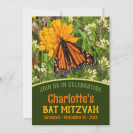 Orange Butterfly Nature Energy Bat Mitzvah