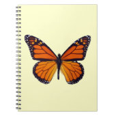 Orange Butterfly Notebook Notizblock (Vorderseite)