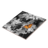 Orange Butterfly On Apple Blossom Keramik Tile Fliese (Seite)