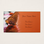 Orange Butterfly On Flower Natur (Vorderseite)