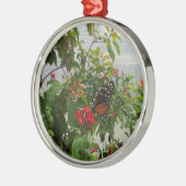 ORANGE BUTTERFLY ORNAMENT AUS METALL (Links)