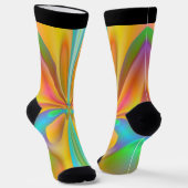 Orange Butterfly Socken (Gewinkelt)