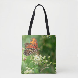 Orange Butterfly Tasche