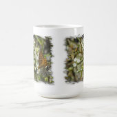 Orange Butterfly und Biene Kaffeetasse (Mittel)