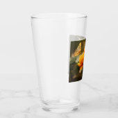 Orange Butterfly und Blume Glas (Rechts)