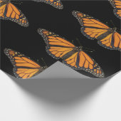 Orange Butterfly Wing Fotograf Geschenkpapier (Ecke)