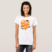 Orange Bye Graduation Cap Senior T-Shirt (Vorne ganz)