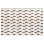 Orange C8 Korvette Handgezeichnete Sketch-Fabrik Stoff (Yard (91,4 cm))