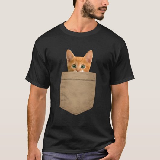 Orange Ca Kitty in meiner Tasche T-Shirt (Vorderseite)