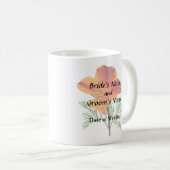 Orange California Poppy Kaffeetasse (VorderseiteRechts)