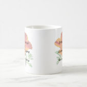 Orange California Poppy Kaffeetasse (Mittel)