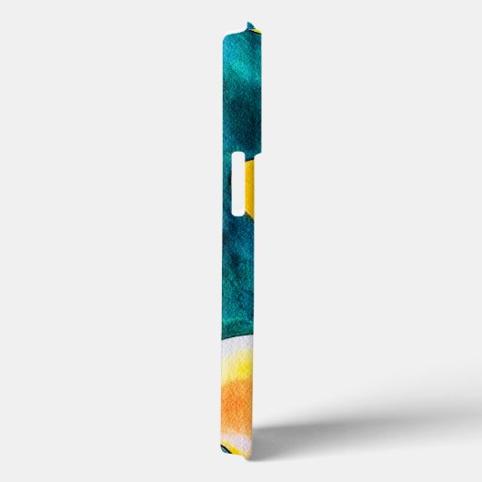 Orange Calla Lilie Blume Aquarellkunst Case-Mate iPhone Hülle (Rückseite / Rechts)