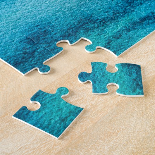 Orange Calla Lilie Blume Aquarellkunst Puzzle (Seite)