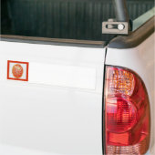 Orange Cameo Autoaufkleber (Auf Lkw)