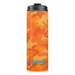 Orange Camouflage Blue NAME Sport Modernes Reisen Thermosbecher