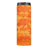 Orange Camouflage Blue NAME Sport Modernes Reisen Thermosbecher (Rückseite)