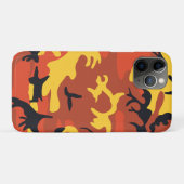 Orange Camouflage Case-Mate iPhone Hülle (Rückseite (Horizontal))