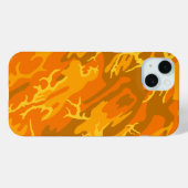 Orange Camouflage Case-Mate iPhone Hülle (Rückseite (Horizontal))