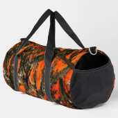 Orange Camouflage Duffel Bag Duffle Bag (Rechte Ecke)