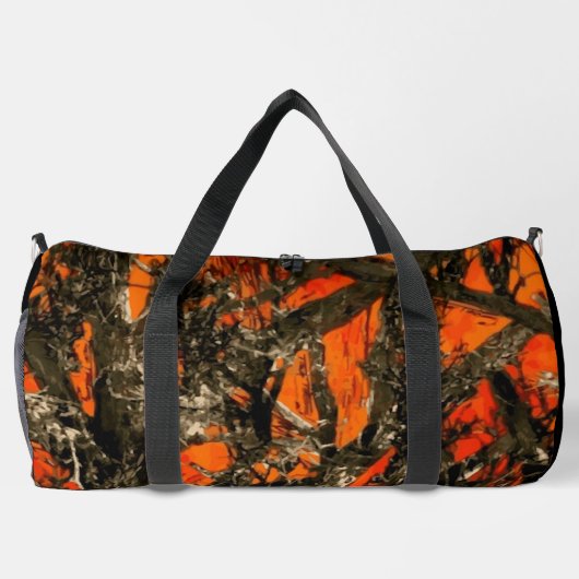 Orange Camouflage Duffel Bag Duffle Bag (Rückseite)
