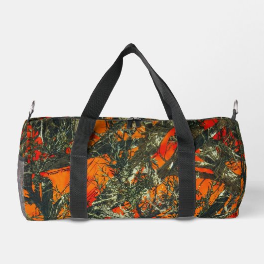 Orange  Camouflage  Duffle Bag (Rückseite)
