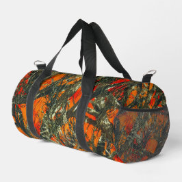Orange  Camouflage  Duffle Bag
